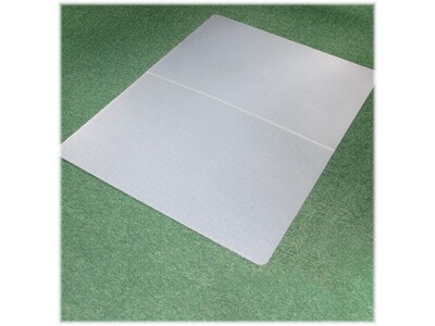 Floortex® Revolutionmat® 46" x 57" Rectangular Chair Mat for Carpet, Polypropylene (NCMFLLGC0004)