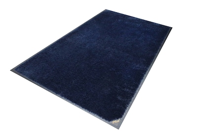 M+A Matting Plush Indoor Mat, 59" x 35", Deeper Navy (1805135590)