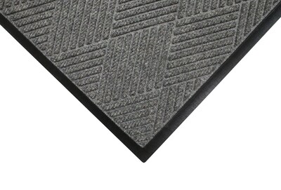 M+A Matting WaterHog Max Diamond Classic Mat, Universal Cleated, 3 x 5, Grey Ash (22957335070)