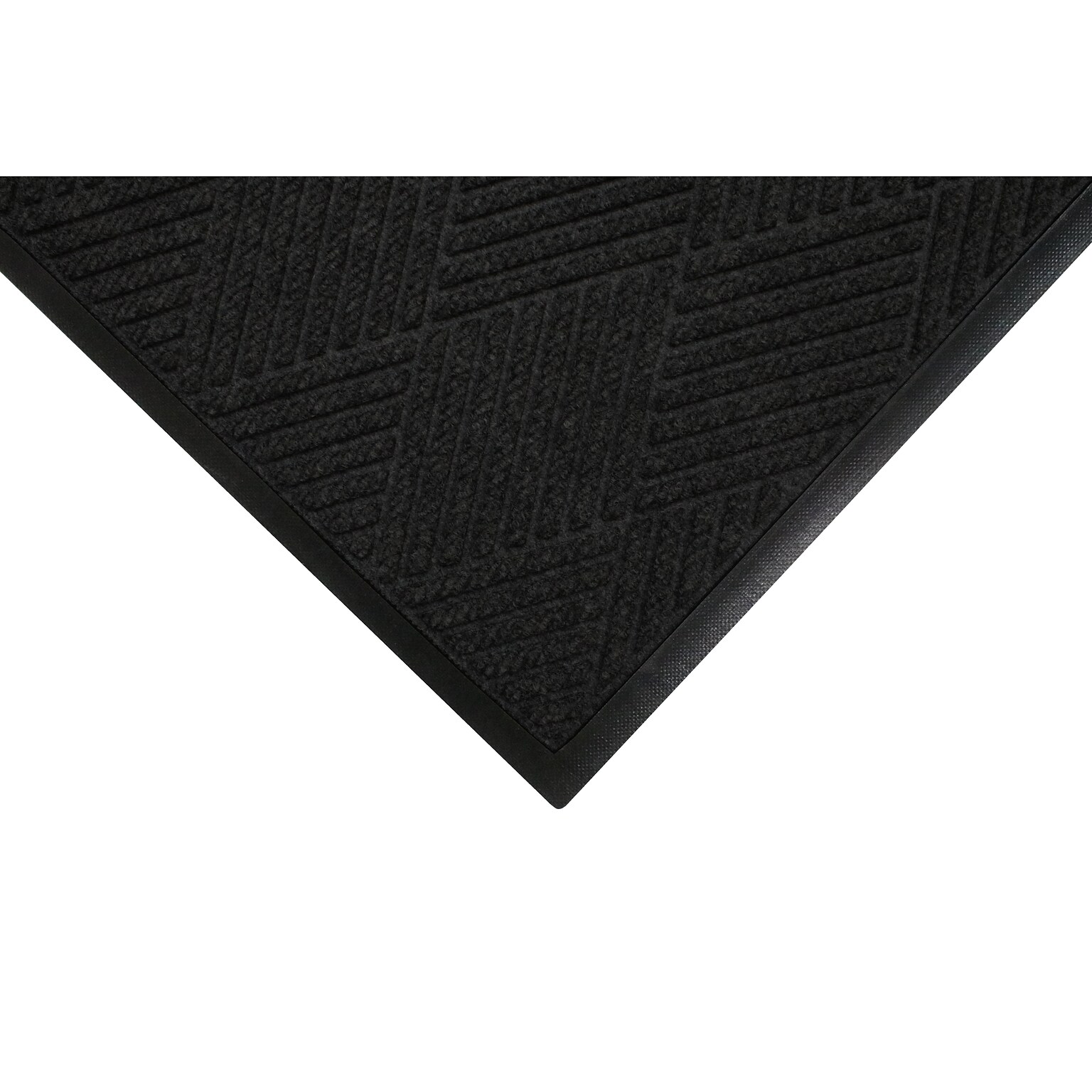 M+A Matting WaterHog Max Diamond Classic Mat, Universal Cleated 3 x 5, Black Smoke (22957035070)