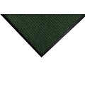 M+A Matting WaterHog Squares Classic Mat, Universal Cleated, 6 x 6, Evergreen (2005966070)