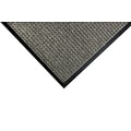 M+A Matting WaterHog Squares Classic Mat, Smooth Medium, 6 x 6, Grey (2005766170)