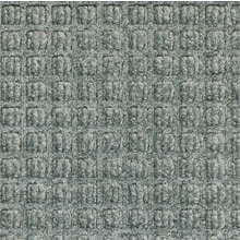 M+A Matting WaterHog Squares Classic Mat, Smooth, 4 x 6, Medium Grey (2005746170)