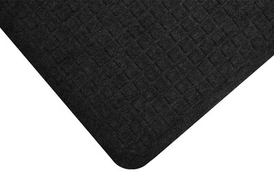 M+A Matting GetFit StandUp Anti-Fatigue Mat, 50 x 22, Coal Black (444312250107)