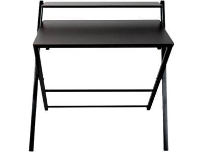 Mind Reader Folding Table, 34 x 25, Black (FOLDTABLE-BRN)