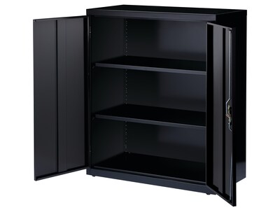 Hirsh 42" Steel Storage Cabinet with 3 Shelves, Black (22002)