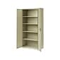 Hirsh 72" Steel Storage Cabinet with 5 Shelves, Putty (22004)