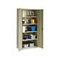 Hirsh 72" Steel Storage Cabinet with 5 Shelves, Putty (22004)