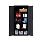 Hirsh 72" Steel Storage Cabinet with 5 Shelves, Black (22005)