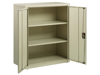 Hirsh 42" Steel Storage Cabinet with 3 Shelves, Putty (22001)