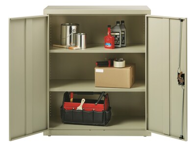 Hirsh 42" Steel Storage Cabinet with 3 Shelves, Putty (22001)