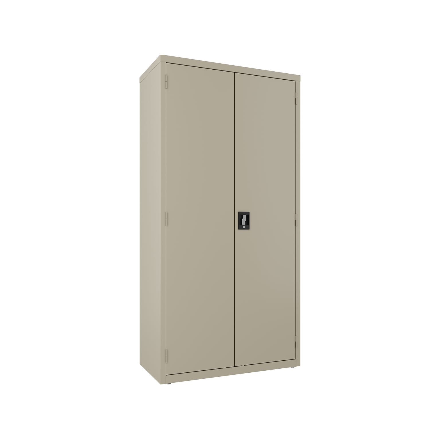Hirsh 72 Steel Wardrobe Cabinet with 4 Shelves, Putty (22631)