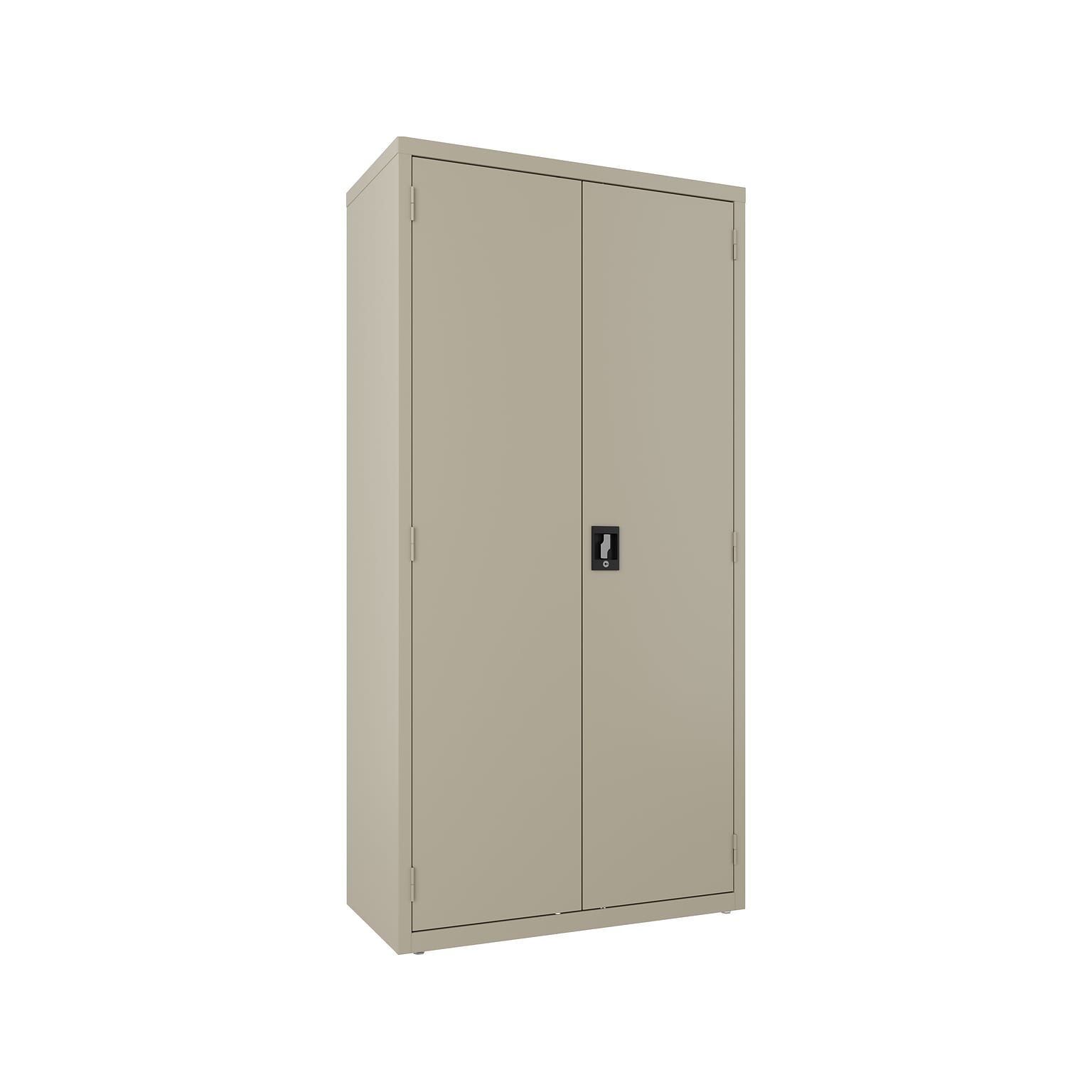 Hirsh 72 Steel Wardrobe Cabinet with 4 Shelves, Putty (22631)