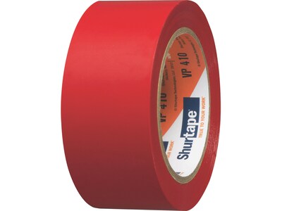 Shurtape VP 410 Aisle-Marking Tape, 1.96 x 36 Yds., Red, 24/Carton (202866)