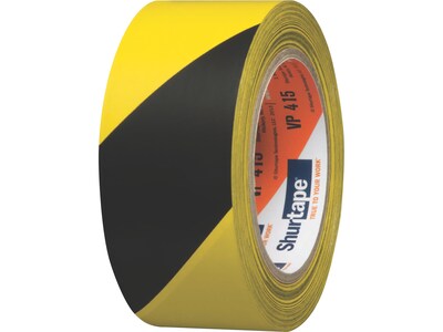 Shurtape VP 415 Safety Tape, 1.96" x 33 Yds., Black/Yellow, 24/Carton (202700)