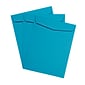 JAM Paper 10" x 13" Open End Catalog Colored Envelopes, Blue Recycled, 10/Pack (87725B)