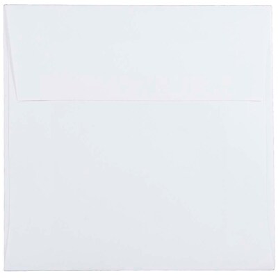 JAM Paper® 5.5 x 5.5 Square Invitation Envelopes, White, 25/Pack (28415)