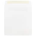 JAM Paper 6 x 6 Square Invitation Envelopes, White, 25/Pack (28416)