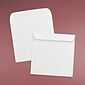 JAM Paper 12.5" x 12.5" Large Square Invitation Envelopes, White, 25/Pack (3992322)