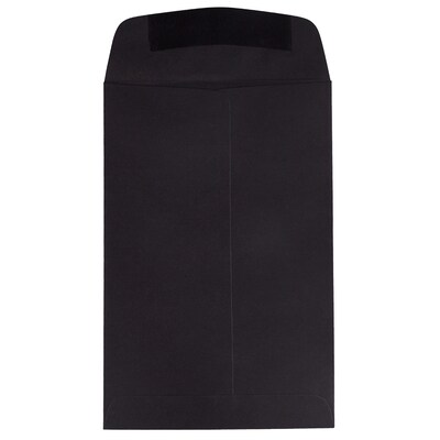 JAM Paper 6 x 9 Open End Catalog Envelopes, Black, 100/Pack (88095)
