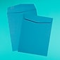 JAM Paper 10 x 13 Open End Catalog Colored Envelopes, Blue Recycled, 100/Pack (87725)
