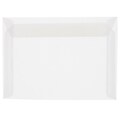 JAM Paper 8.75 x 11.5 Booklet Translucent Vellum Envelopes, Clear, 25/Pack (2851370)