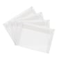 JAM Paper 8.75 x 11.5 Booklet Translucent Vellum Envelopes, Clear, 25/Pack (2851370)