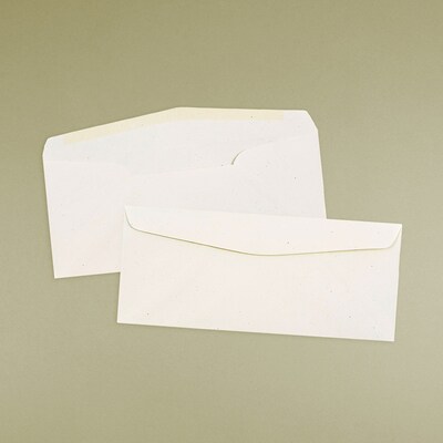 JAM Paper #10 Business Envelope, 4 1/8" x 9 1/2", Milkweed Ivory, 25/Pack (2638)