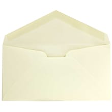 JAM Paper Monarch Open End #7 Invitation Envelope, 3 7/8 x 7 1/2, Ivory, 50/Pack (3197718I)