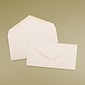 JAM Paper Monarch Open End #7 Invitation Envelope, 3 7/8" x 7 1/2", Natural White, 50/Pack (3197090I)