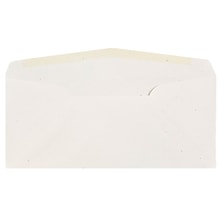 JAM Paper Open End #10 Business Envelope, 4 1/8 x 9 1/2, Milkweed Ivory, 50/Pack (2638I)