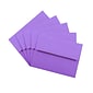 JAM Paper® A2 Colored Invitation Envelopes, 4.375 x 5.75, Violet Purple Recycled, 50/Pack (80252I)