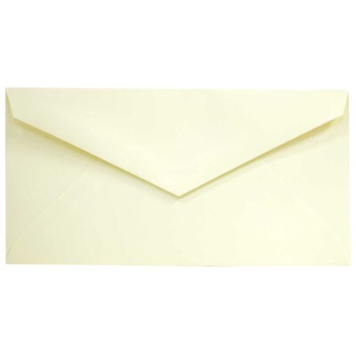 JAM Paper Monarch Open End Invitation Envelope, 3 7/8 x 7 1/2, Ivory, 500/Pack (3197718H)