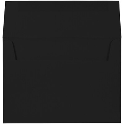JAM Paper® A7 Invitation Envelopes, 5.25 x 7.25, Black, 25/Pack (20114913)