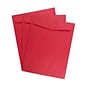 JAM Paper 10 x 13 Open End Catalog Colored Envelopes, Red Recycled, 25/Pack (v0128192a)