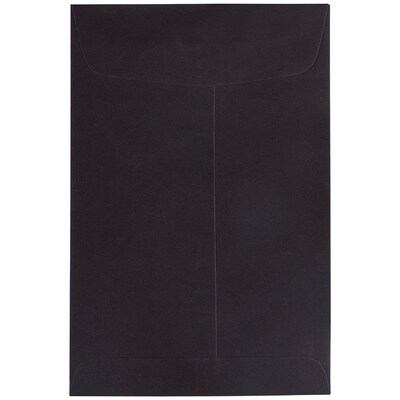 JAM Paper® 6 x 9 Open End Catalog Envelopes, Black, 25/Pack (88095a)