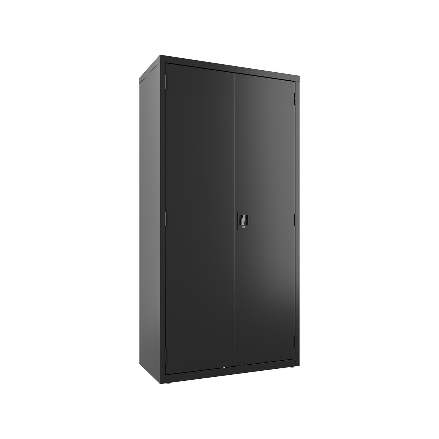 Hirsh 72 Steel Wardrobe Cabinet with 4 Shelves, Black (22632)