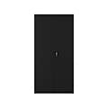 Hirsh 72 Steel Wardrobe Cabinet with 4 Shelves, Black (22632)
