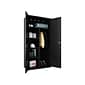 Hirsh 72" Steel Wardrobe Cabinet with 4 Shelves, Black (22632)