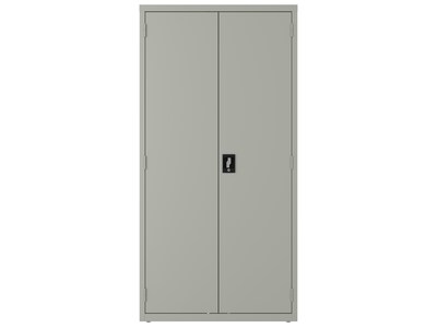 Hirsh 72 Steel Janitorial Cabinet with 3 Shelves, Light Gray (24034)