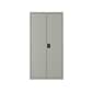 Hirsh 72" Steel Janitorial Cabinet with 3 Shelves, Light Gray (24034)