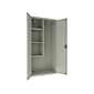 Hirsh 72" Steel Janitorial Cabinet with 3 Shelves, Light Gray (24034)