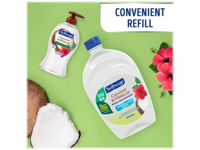 Softsoap Liquid Hand Soap Refill, Coconut & Hibiscus Scent, 50 Fl.Oz., 6/Carton (US07162ACT)