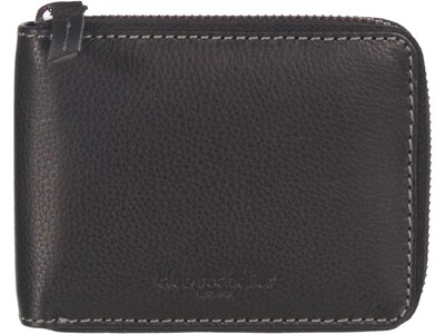 Club Rochelier Onyx Leather Zipper Wallet, Black (CL110300-CW-Blk)
