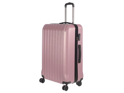 Nicci Grove2 Plastic 3-Piece Luggage Set, Pink (CRL006-Pnk)
