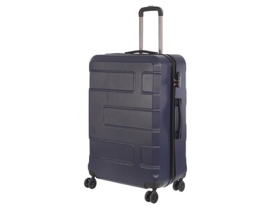 Nicci Deco Plastic 3-Piece Luggage Set, Dark Blue (CRL010-Dblu)