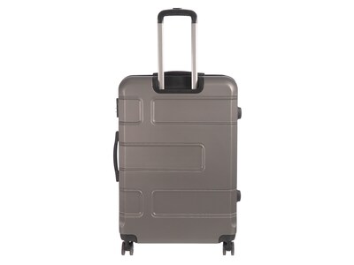 Nicci Deco Plastic 3-Piece Luggage Set, Charcoal (CRL010-Char)