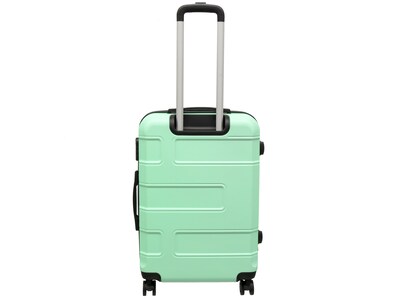 Nicci Deco Plastic 3-Piece Luggage Set, Mint (CRL010-Mint)