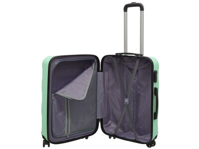 Nicci Deco Plastic 3-Piece Luggage Set, Mint (CRL010-Mint)