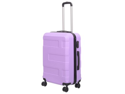 Nicci Deco Plastic 3-Piece Luggage Set, Lilac (CRL010-Lilac)